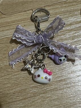 Lavender Hello Kitty & Kuromi Dreams Sanrio Cell Phone Jewelry